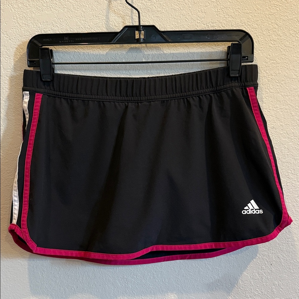 ADIDAS BLACK TENNIS SKIRT